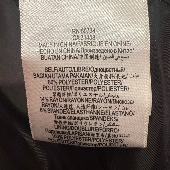 BCBG  Cape Jacket Black HOCO Career Minimalist Contemporary Sz XS - Picture 9 of 11